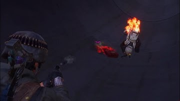 PUBG Burn It With Fire! - Gas Can Execution Of DBNO Enemy In Underground Tunnel