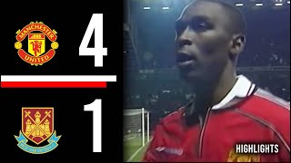 Manchester United v West Ham United | Highlights | 1998/1999