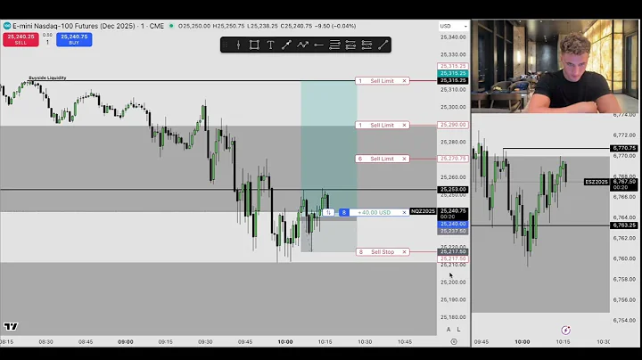 Day Trading LIVE! $NQ Futures | 09:45 - 10:15 ICT AM MACRO | 21/10/25