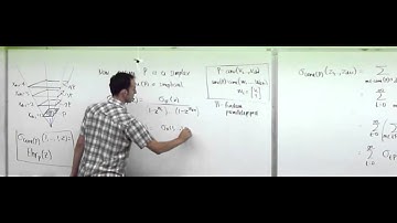 Lecture 22  .  Polytopes (Federico Ardila)