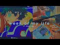 week in my life🌨: watching mha, anime journal, online school + more !
