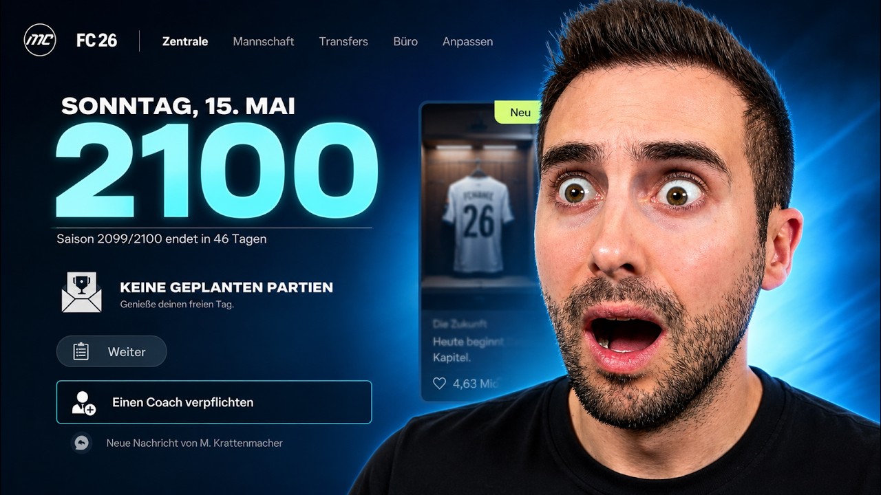 Ich simuliere in FC 26 bis ins Jahr 2100