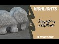 Highlights Pridelands - Mike makes a soapstone elephant