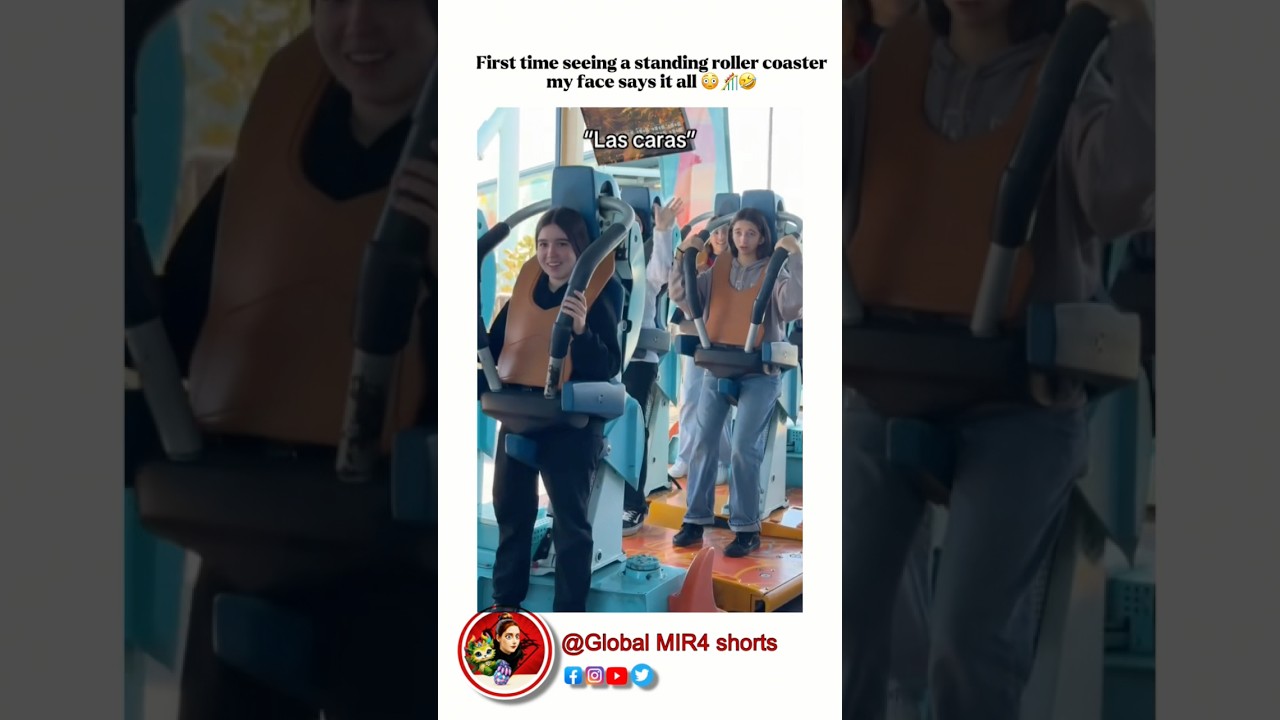 Вирусное видео стоящих американских горок 🎢 😭 