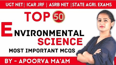 Environmental Science Most Important MCQ|ICAR JRF, SRF,ASRB NET, UGC NET,AAO, AHO,IFFCO AGT,IBPS AFO