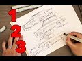 How to sketch ANY car in 2 min with just a pen [SIMPLE]