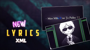 New Text And Shake Effect Xml || Trending Lyrics Edit Alight Motion || Emon Editz