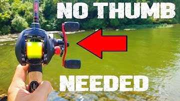 HOW TO EASILY CAST A BAITCASTER WITH NO THUMBING AND NO BACKLASHES