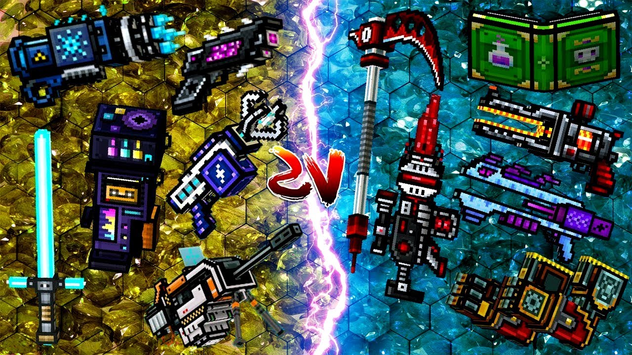 Pixel Gun 3D - Weapons for Gems VS Weapons for Coins