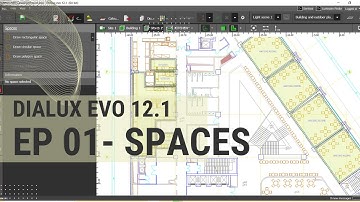 Dialux Evo 12.1 New Feature EP 01: Defining Spaces & Selecting Rooms