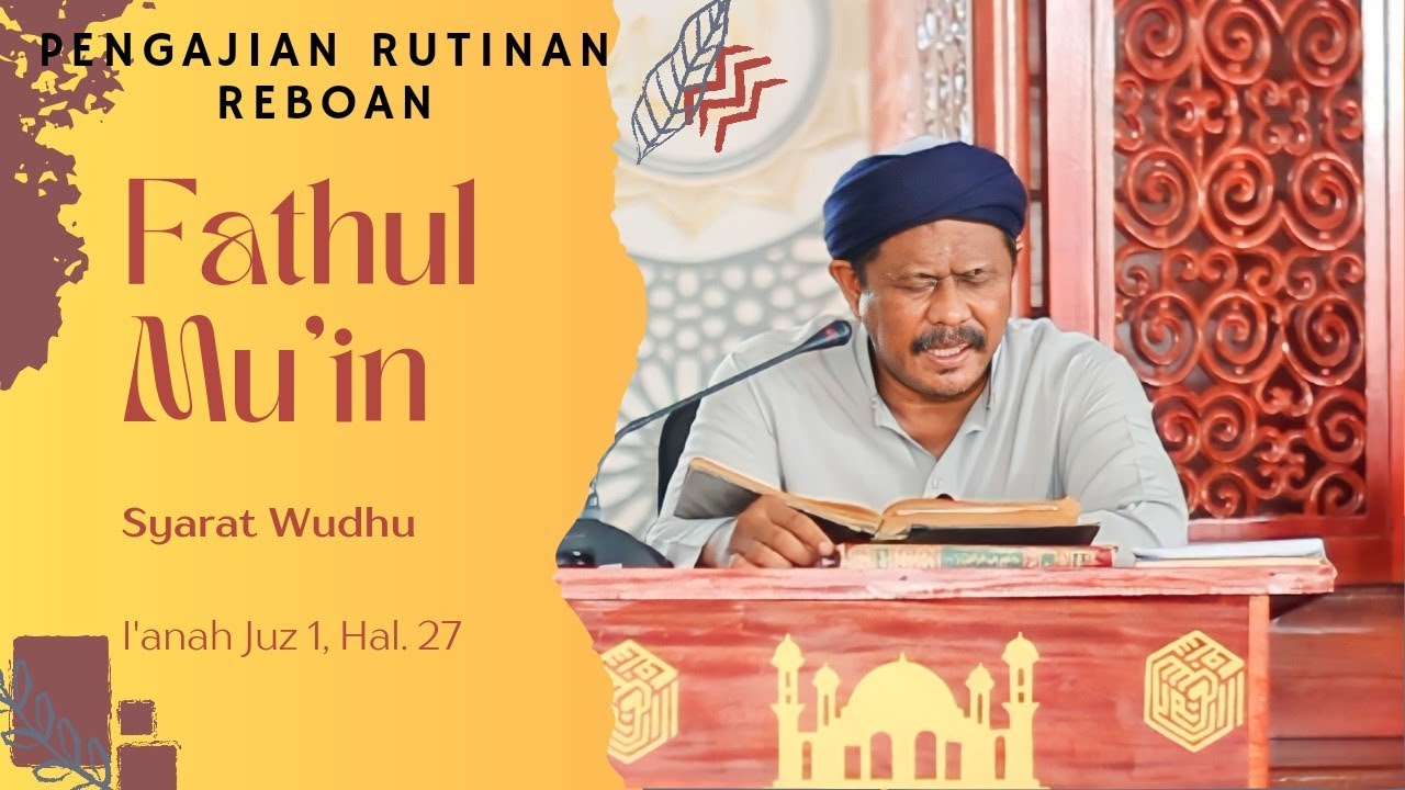 Syarat Wudhu No. 1 || Fathul Mu'in