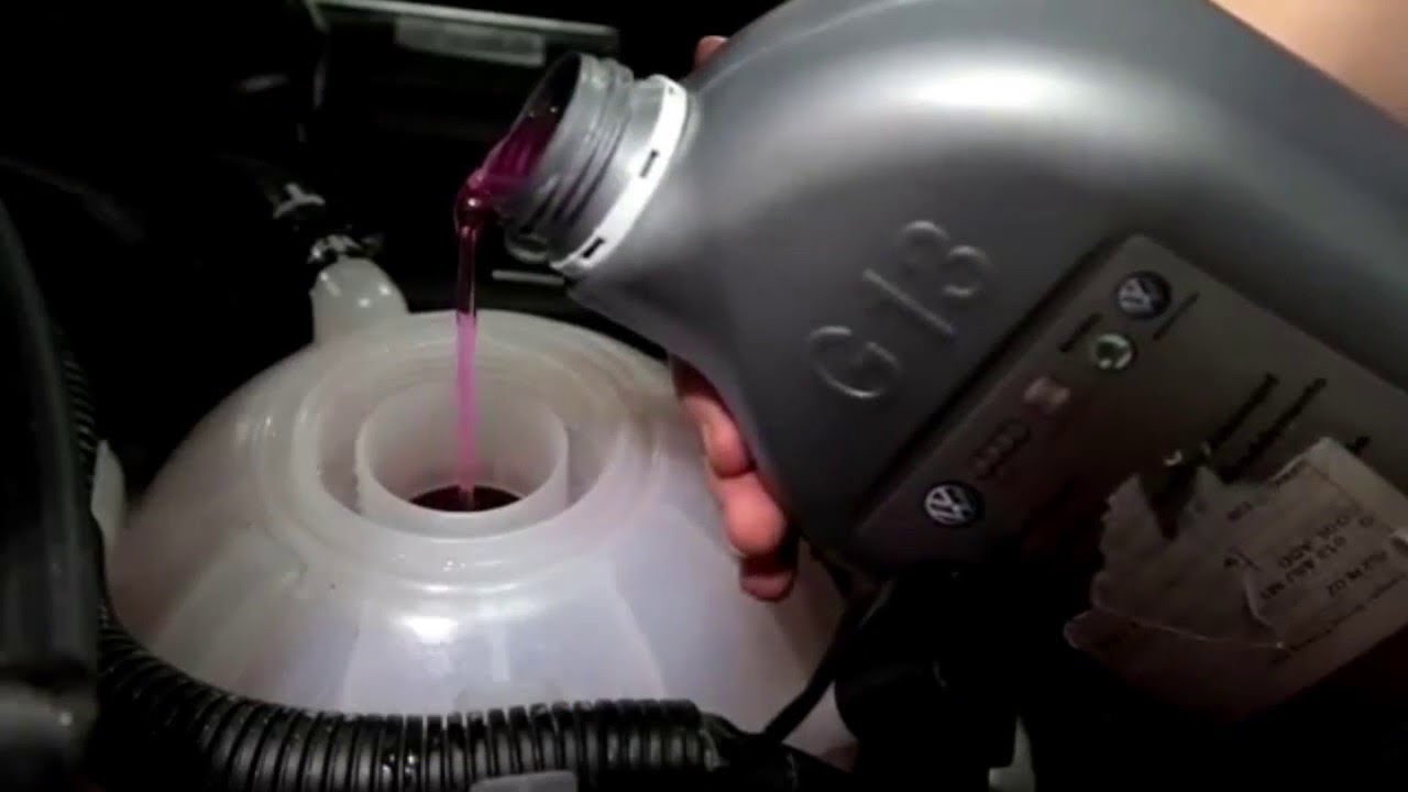 changer liquide refroidissement golf 4 YouTube