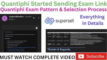 Quantiphi OFF-Campus Mass Hiring Start Sending Exam Link Exam Pattern & Syllabus Total Time & Rounds