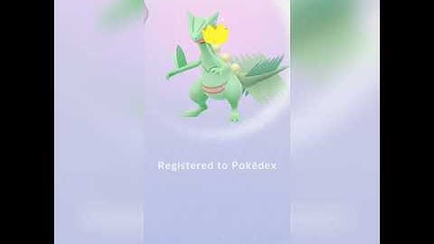 Evolve grovyle  into the sceptile