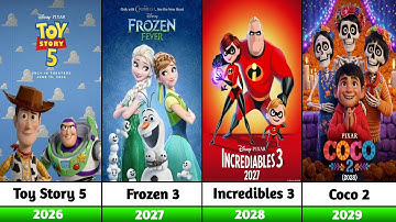 All Upcoming Disney Pixar & DreamWorks Animated Movie Sequels (2026–2029) - Latest Updated!