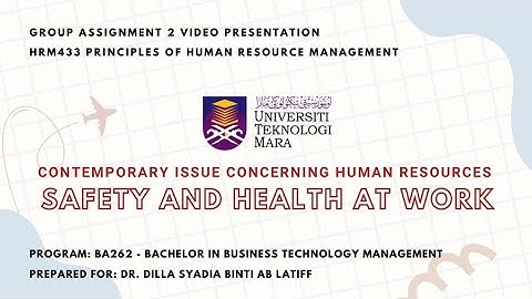 HRM433: Group Assignment 2