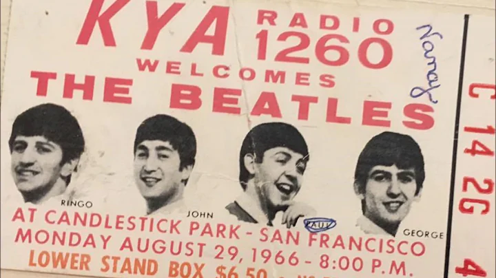 The Beatles sing "Nowhere Man" live, last ticketed concert Candlestick Park 1966.