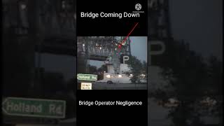 Ship Crash Into Bridgecause Human Error