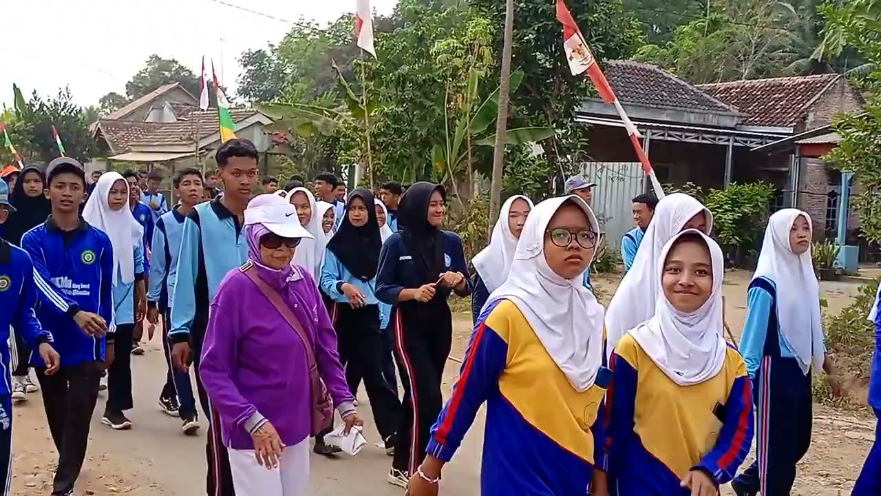 Jalan Sehat Se kecamatan Abung Semuli Lampung Utara 15 Agustus 2023