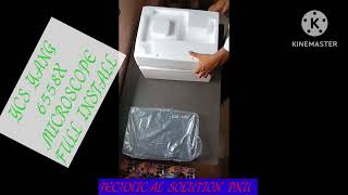 Ycs 6558X New microscope unboxing & assembly full process //Ycs 6558x zooming quality 