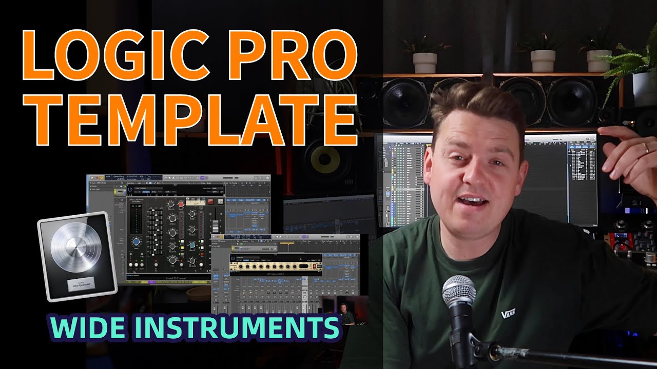 How To Get Wide Mix That Stays Punchy - Free Logic Pro Template