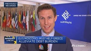 Should reach consensus within coming weeks on Greece: French finance minister | Squawk Box Europe