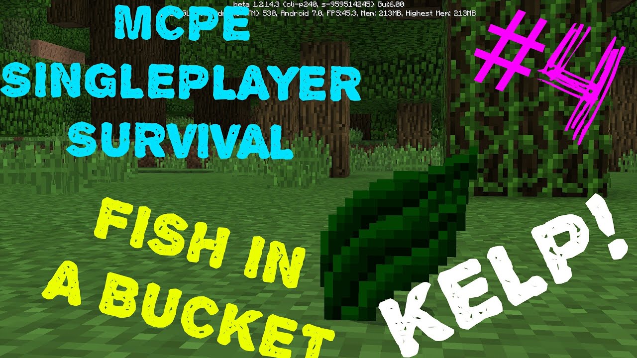 Mcpe Singleplayer survival #4 "NEW 1.3 FEATURES!!"