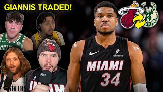 NBA Fans React to the SHOCKING Giannis Antetokounmpo Trade to the Miami Heat 😱