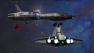 Anakin Resolute vs Grievous Invisible Hand - Star Wars Empire at War Remake AI Battle