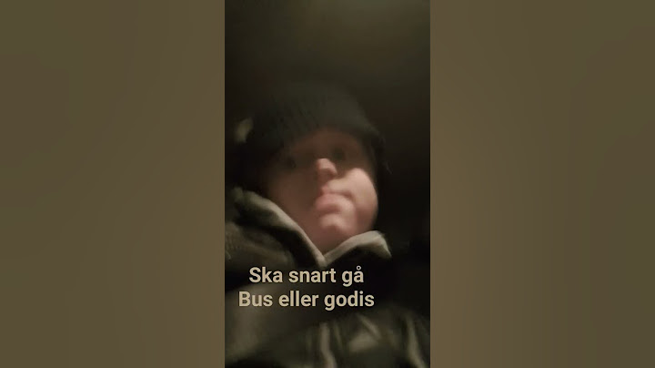 ska snart gå bus eller godis