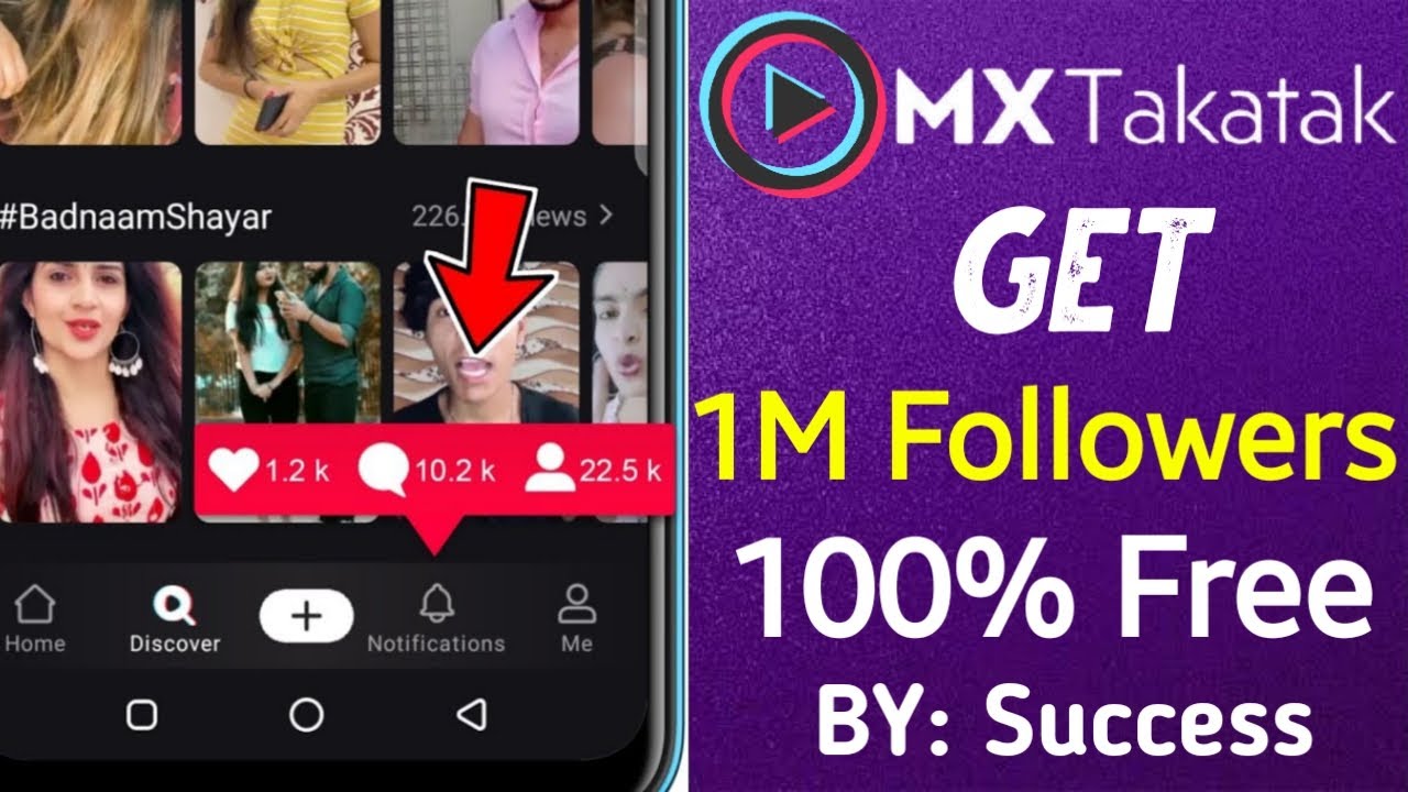 How to increase MX TakaTak Followers MX Taka Tak followers kasa barhay MX TakaTak BY