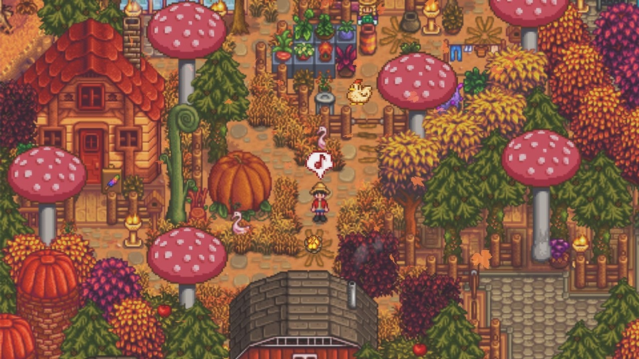 autumn cozy season 🍂 stardew valley chill music for your commute | study & work BGM