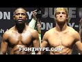 IT’S ON! FLOYD MAYWEATHER JACKED WEIGH-IN VS. LOGAN PAUL; 35-POUND WEIGHT DIFFERENCE