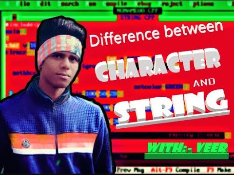 Difference between Character and String | A few flash of String and Character |