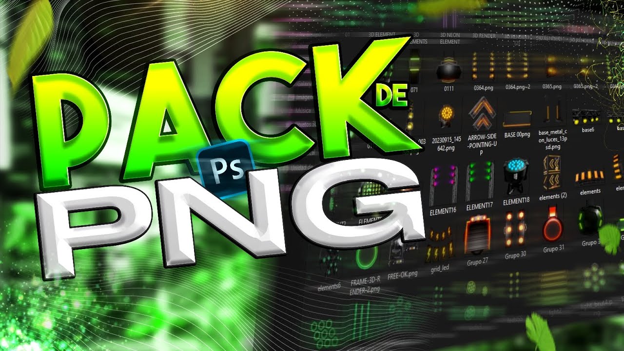 Super Pack De Materiales PNG Para Photoshop