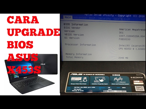 CARA UPGRADE BIOS ASUS X453S