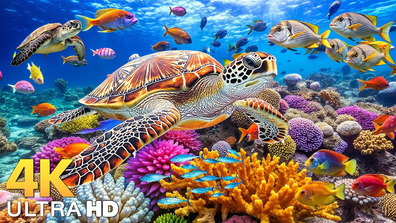 Amazing 4K Ocean Adventure - Dive Deep and Marvel at Sea Animal in The Best 4K ULTRA HD Aquarium #7