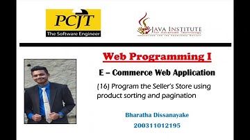 Task 16 | eShop | Web Programming 1 | Java Institute