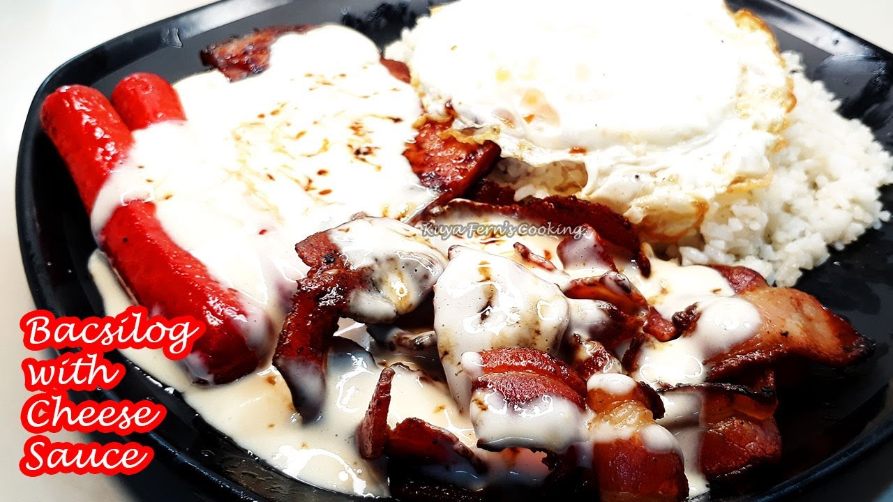 THE BEST BACSILOG WITH HOMEMADE CHEESE SAUCE!!! YouTube