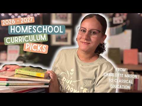 Our 2026–2027 Homeschool Curriculum Picks | 5th, 8th & 9th Grade