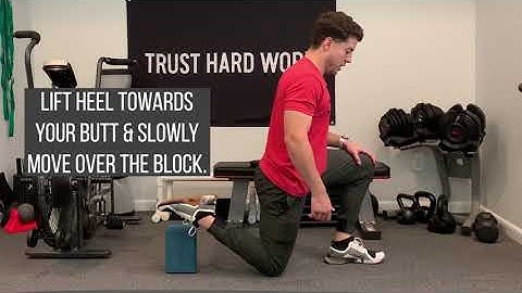 1/2 kneeling Hamstring curl | Conquer Movement Physical Therapy | Wilmington, NC