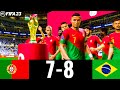 PORTUGAL 7-8 BRAZIL | FIFA WORLD CUP FINAL 2026 | PS5 4K GAMEPLAY #fifa23