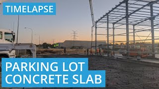 Concrete pour for the parking area of our new factory. screenshot 5