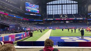 Xavier Worthy Combine Record 40 Yard Dash (Field View)