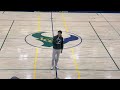 National Anthem (a capella) - at LCC high school gym - Garrett Lee