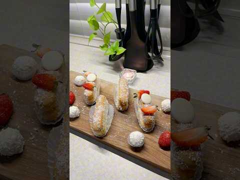 White Chcolate Coconut Pastries شيرينى نارگيلى با شكلات سفيد Pastry شیرینی