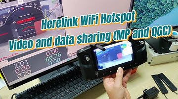 Herelink Wi-Fi Hotspot Video And Data Sharing Mission Planner and QGroundControl