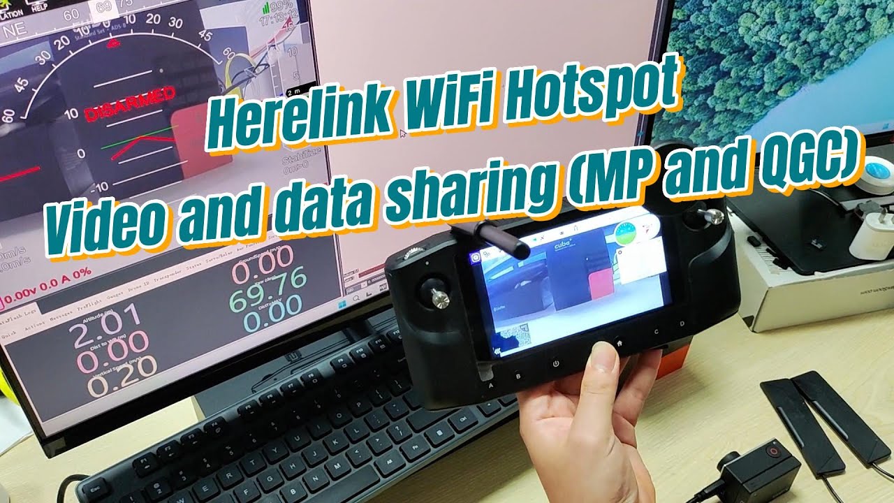 Herelink Wi-Fi Hotspot Video And Data Sharing Mission Planner and ...