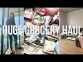 MOVE IN VLOG: Move in with me + First Grocery shop + Huge Grocery Haul + Clean With me|Moving Vlog