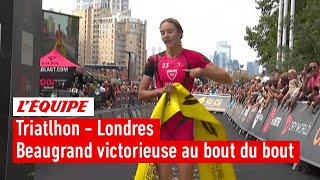 Triathlon - Cassandre Beaugrand repousse ses limites en toute fin de course à Londres